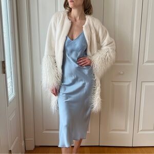 Topshop Light Blue Slip Dress